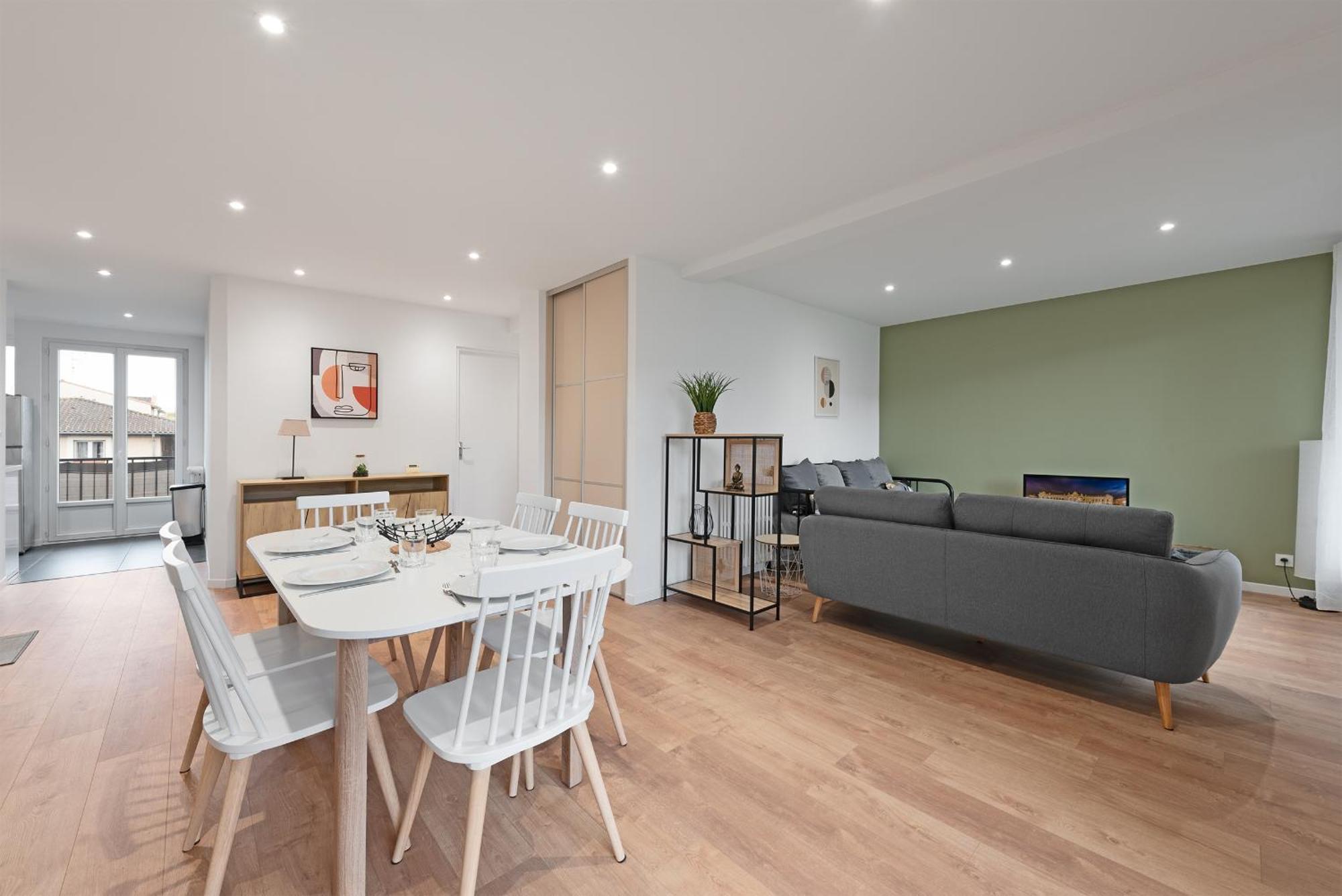 Spacieux T3 Avec 2 Parkings Gratuits Et 2 Balcons Toulouse Exteriér fotografie